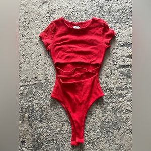 Princess Polly front cutout cross body suit